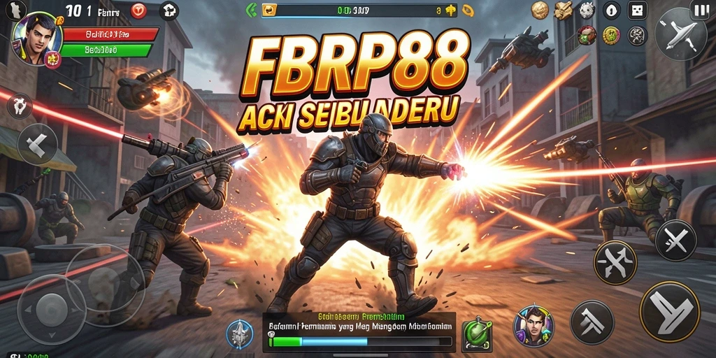 Tampilan dinamis gameplay FBRP88 dengan aksi yang mendebarkan.