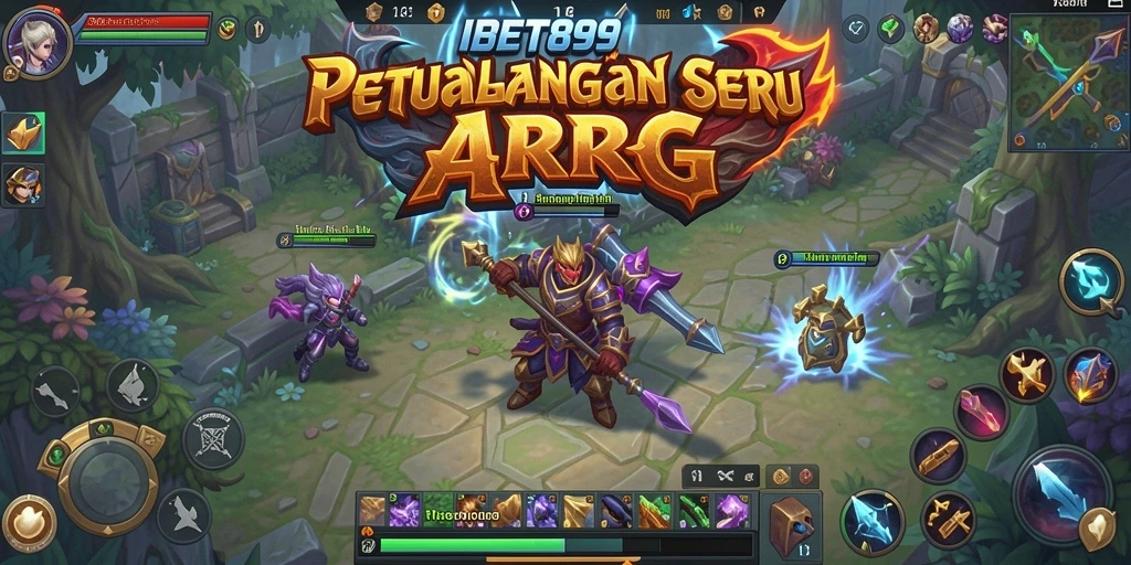 Tangkapan layar <strong>IBET899</strong> yang menampilkan aksi pertempuran seru dalam gameplay ARPG.