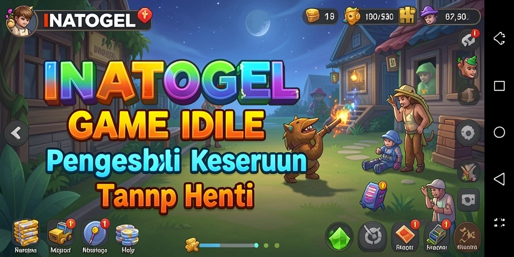 Screenshot gameplay INATOGEL menampilkan keseruan dan warna-warni yang menarik.