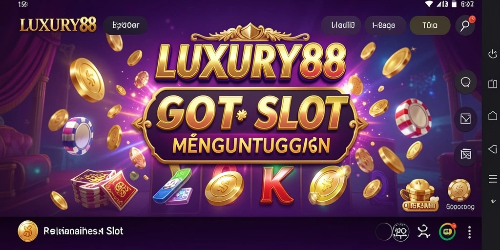 Screenshot utama LUXURY88 menampilkan gameplay Slot yang menarik.